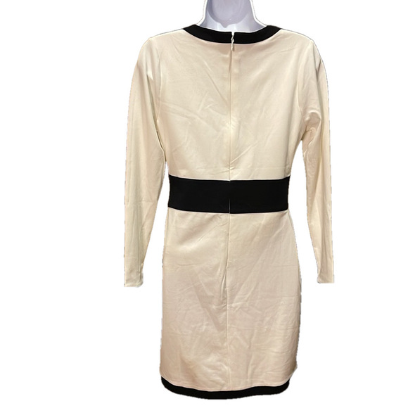 No.237 ✨ NWT BEBE Color-block Ponte V-neck Dress ✨ - Picture 7 of 14